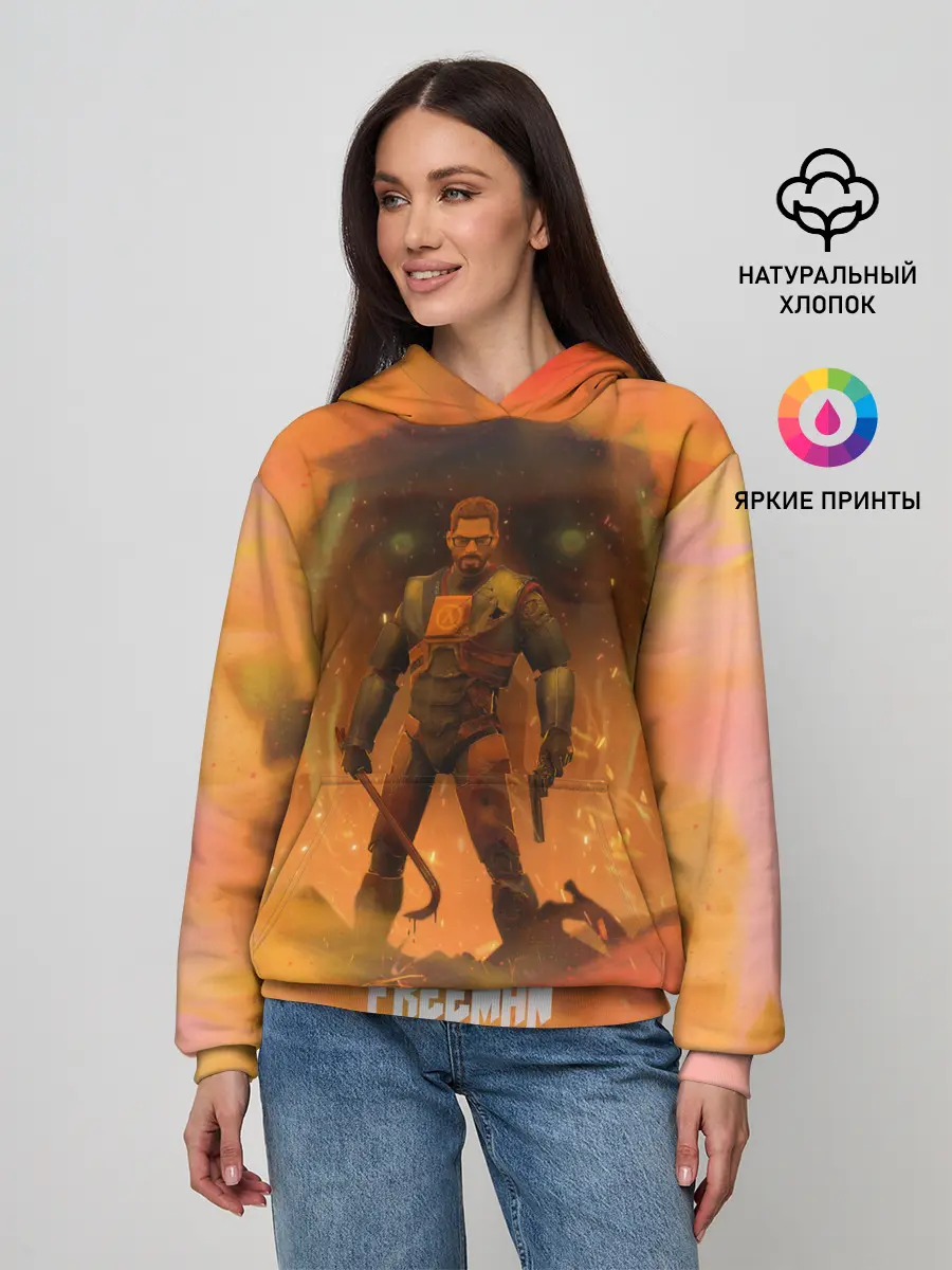 Женское худи / FREEMAN | GMAN | HALF-LIFE