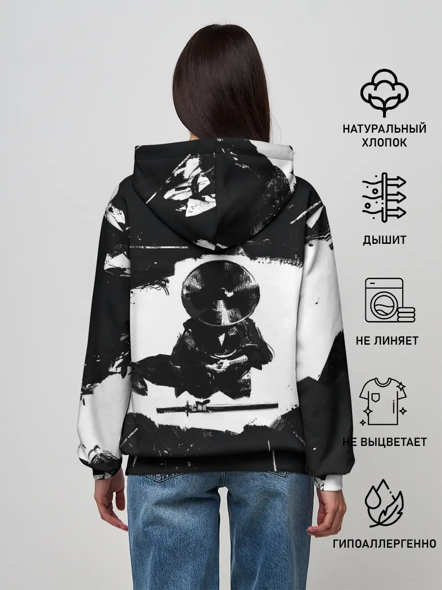 Женское худи / Ghost of Tsushim | Призрак Цусимы