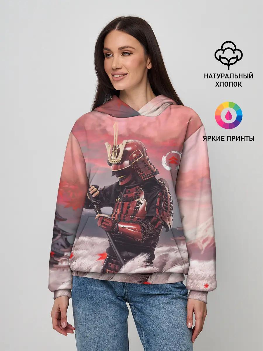 Женское худи / Ghost of Tsushim | Призрак Цусимы