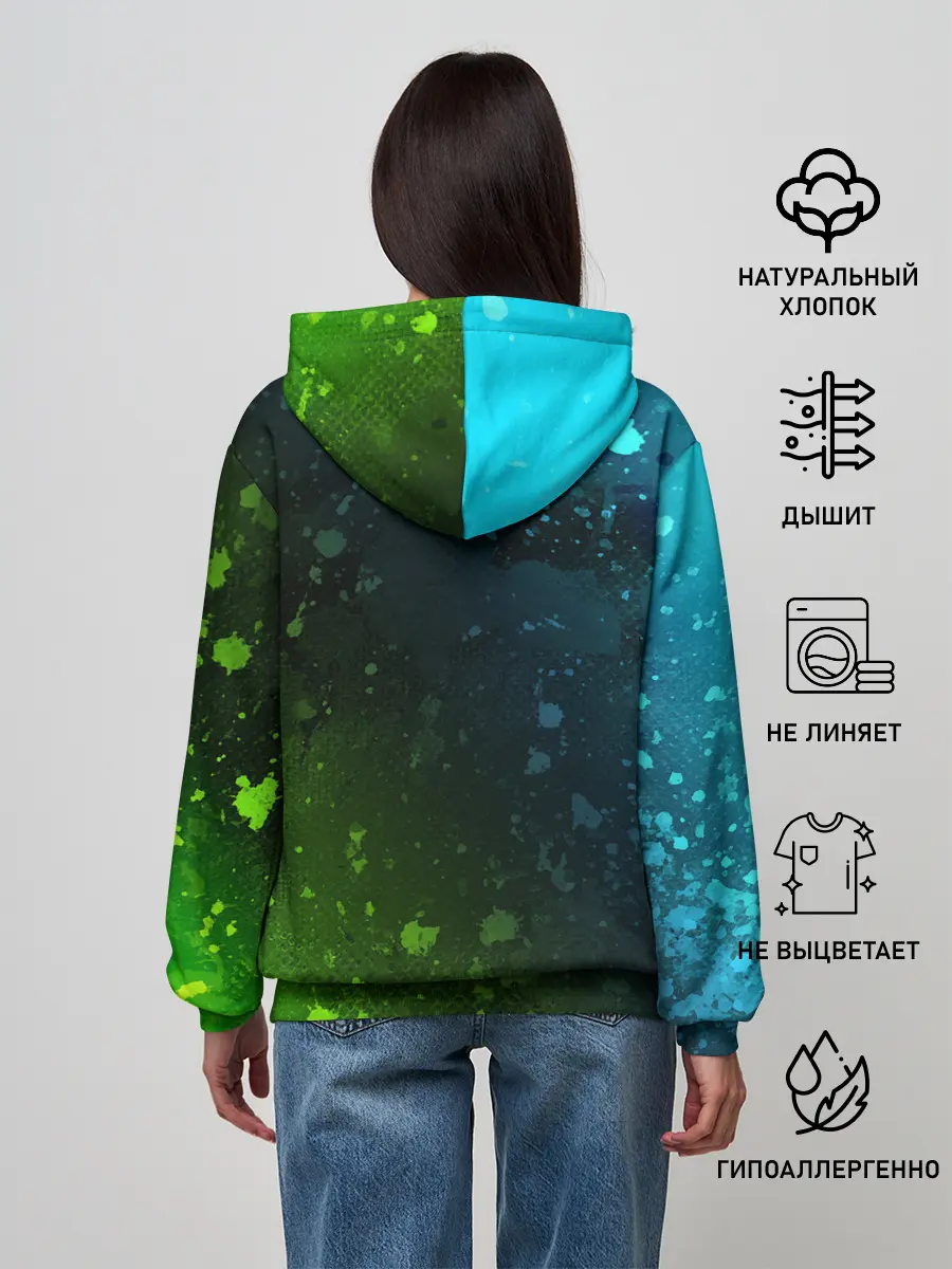 Женское худи / ПАБГ New State - Брызги