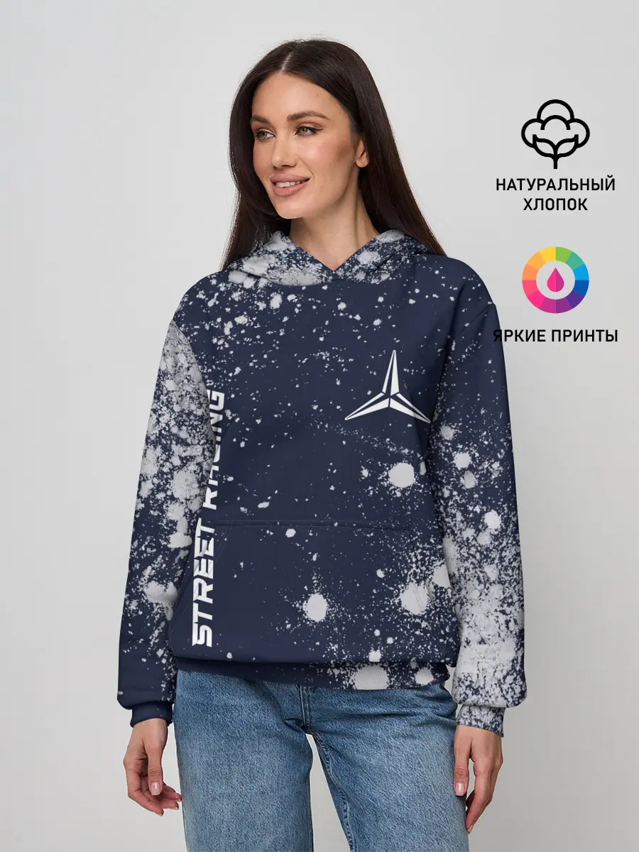 Женское худи / Мерседес - Звезда - Pro Racing