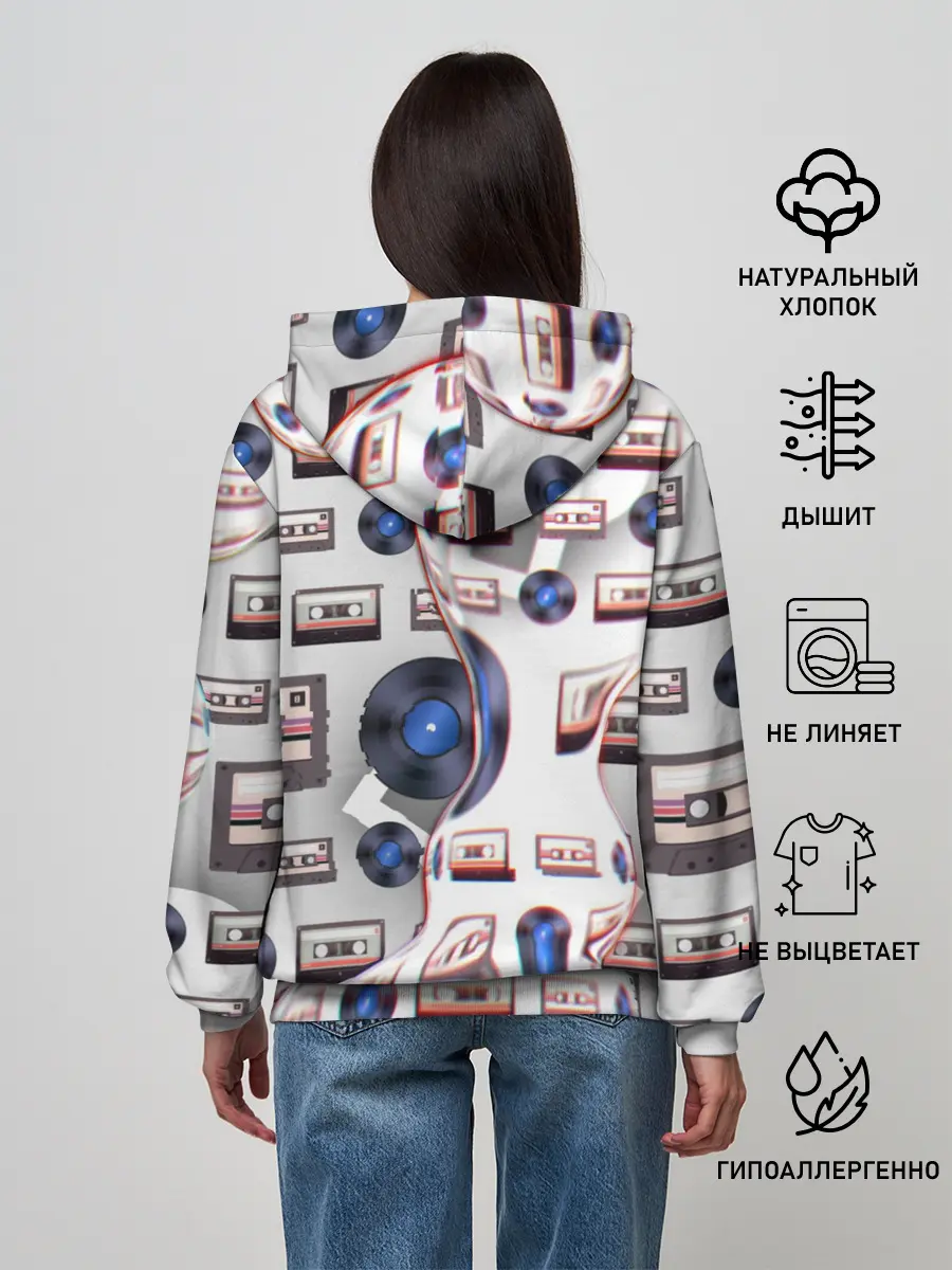 Женское худи / дискотека 80