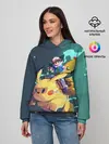 Женское худи / Эш с Пикачу
