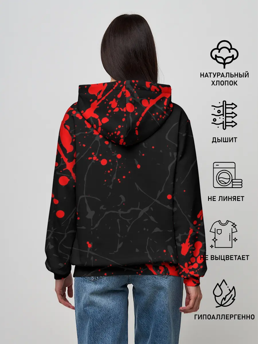 Женское худи / AC DC HIGHWAY TO HELL