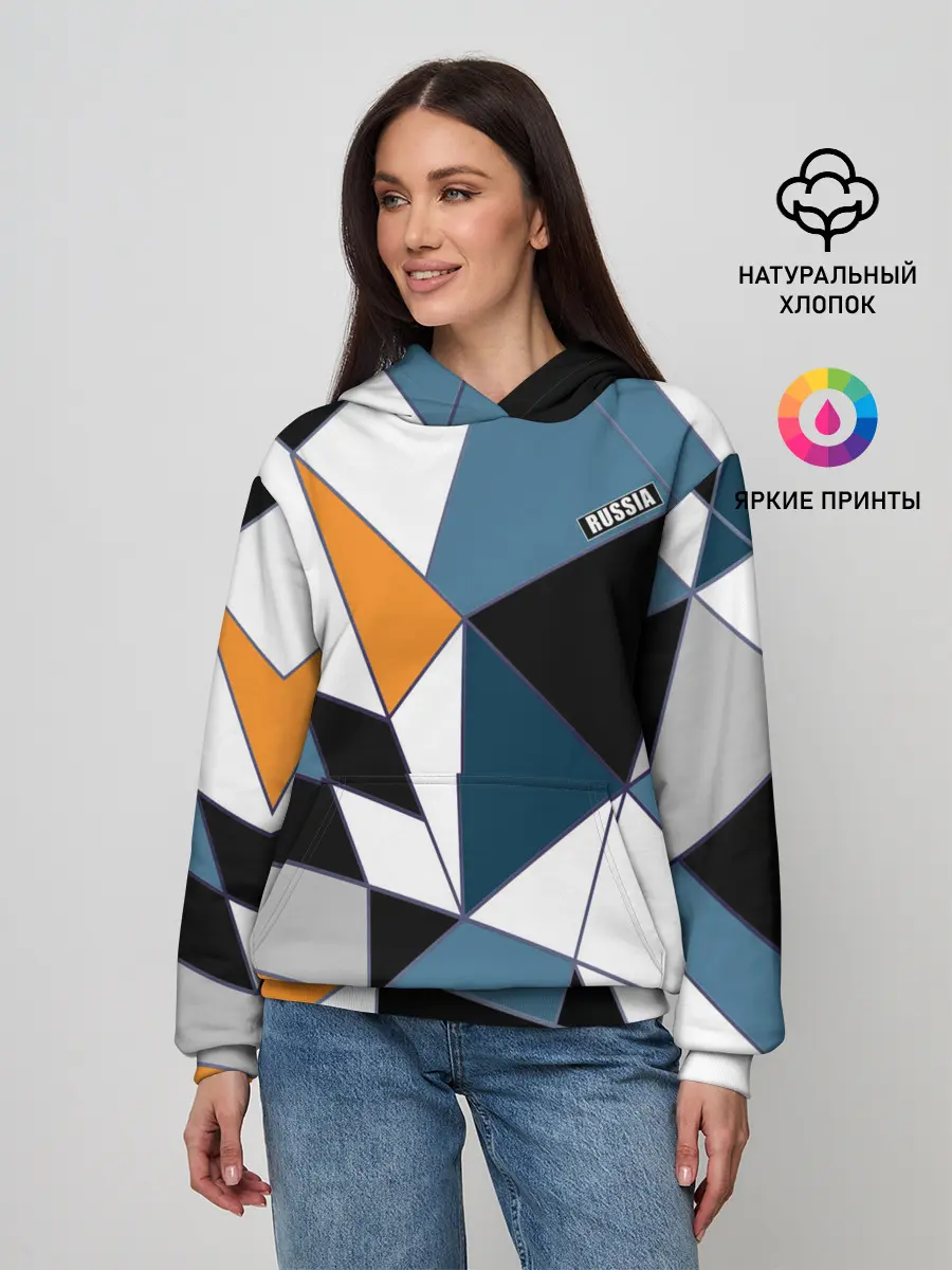Женское худи / Геометрический узор