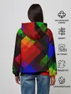 Женское худи / Яркий геометрический узор