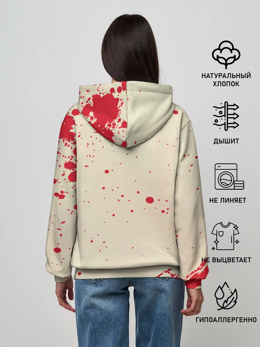 Женское худи / Луффи One Piece. Большой куш