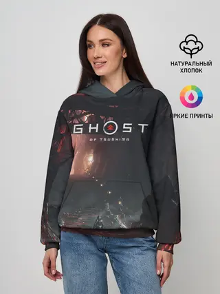 Женское худи / Samurai | Ghost of Tsushima