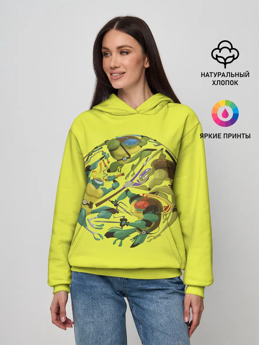 Женское худи / Черепашья банда
