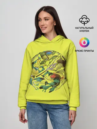 Женское худи / Черепашья банда