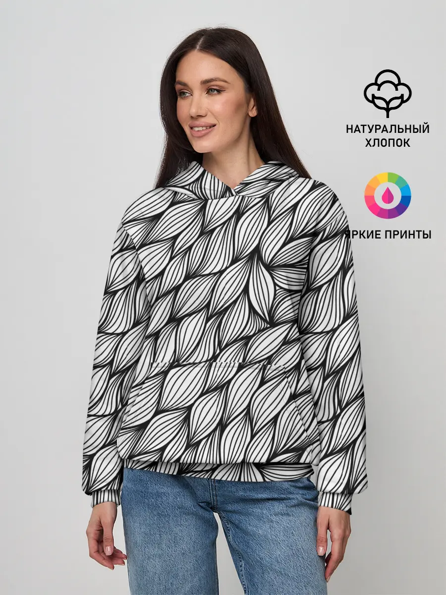 Женское худи / Лепестки