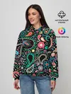 Женское худи / Славянские узоры в новом цвете