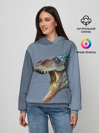Женское худи / Хищный динозавр | Dino