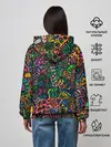 Женское худи / Кислотные узоры психоделика