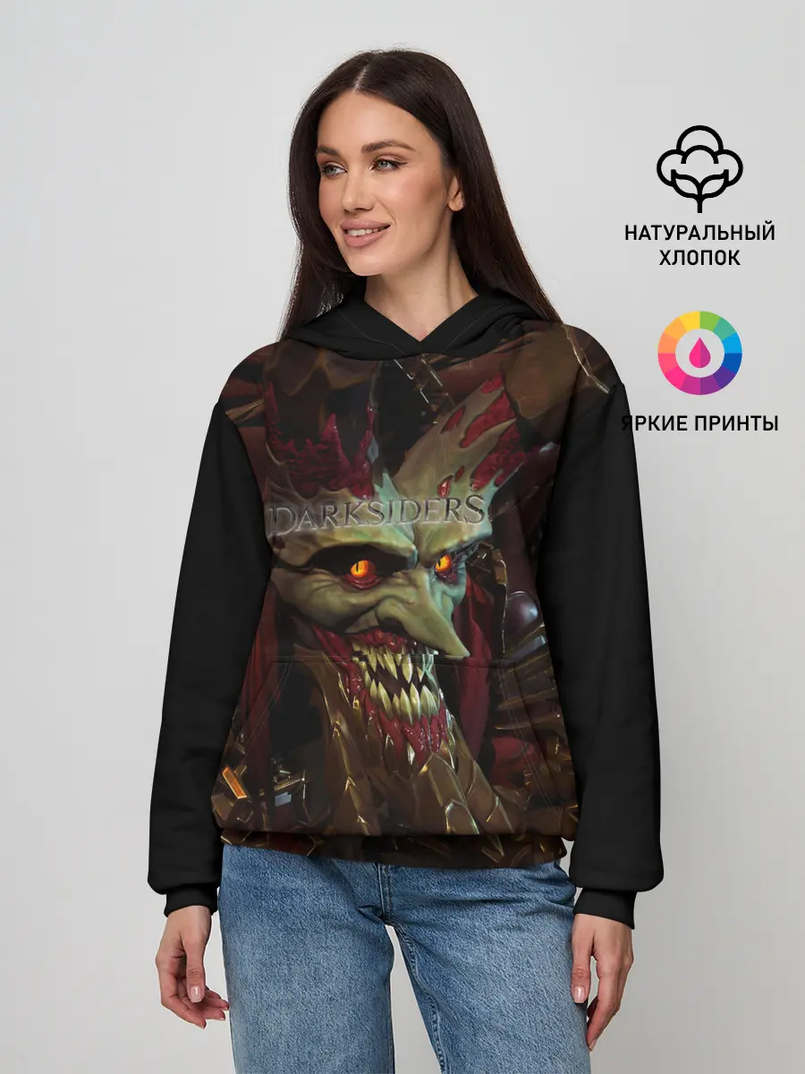 Женское худи / Darksiders | Гнев Войны