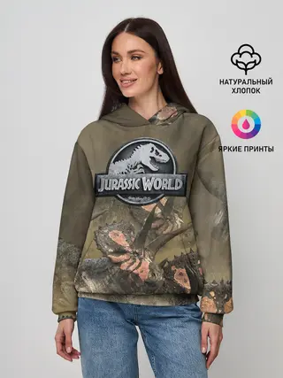 Женское худи / Jurassic World | Мир Юрского Периода