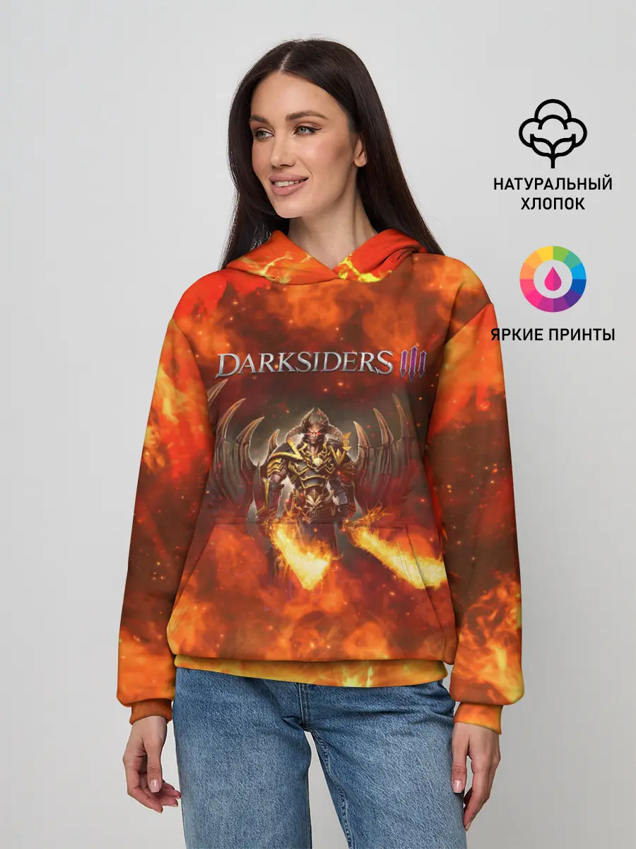Женское худи / Darksiders 3 | Гнев Войны 3