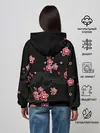 Женское худи / САКУРА ЦВЕТЁТ И БЛАГАУХАЕТ