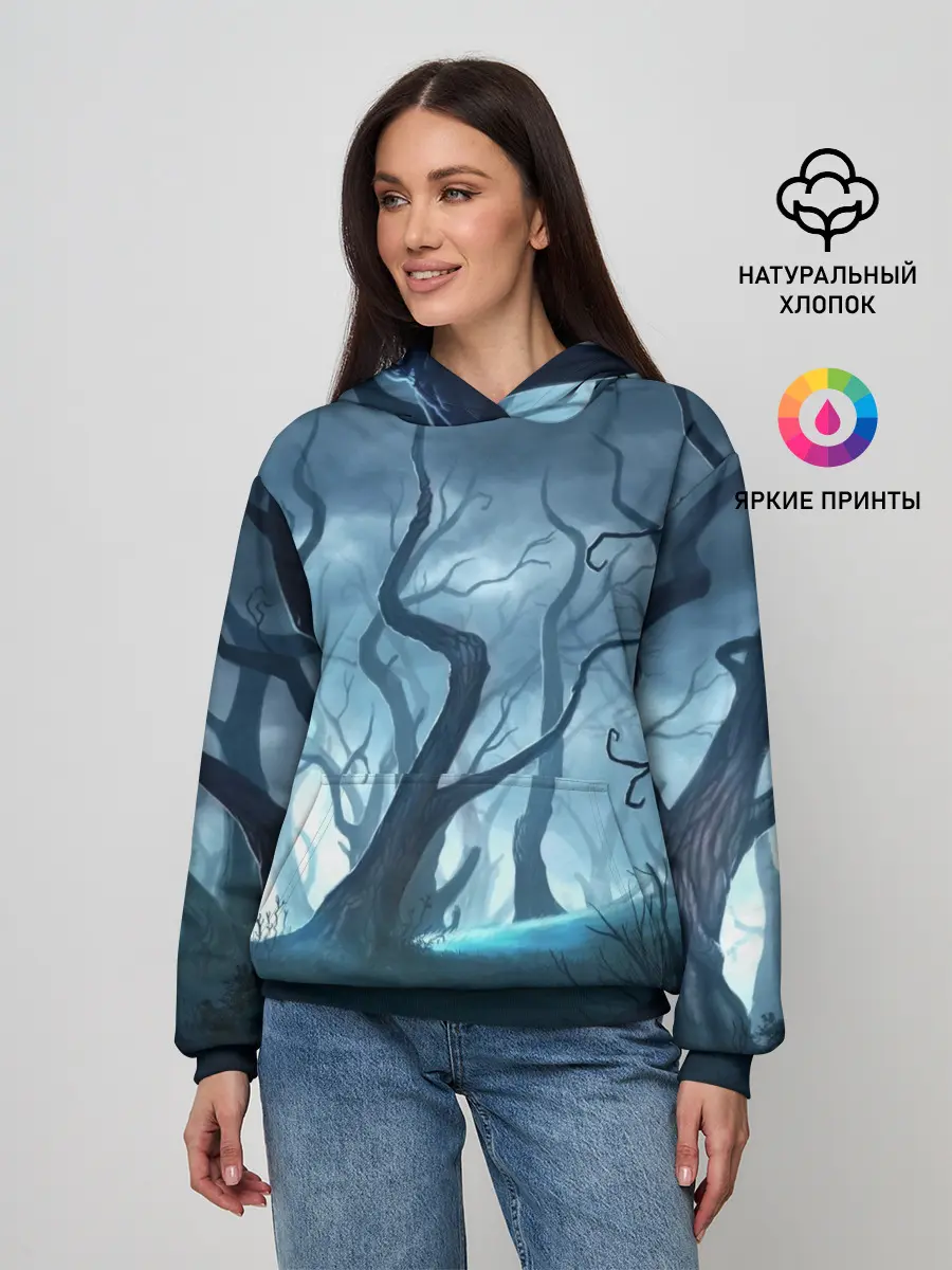 Женское худи / ДРЕМУЧИЙ ЛЕС