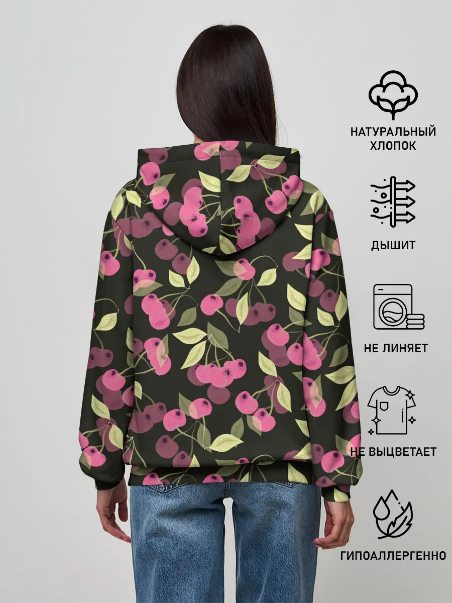 Женское худи / Вишневый сад