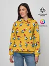 Женское худи / Такой разный Дятел Вуди