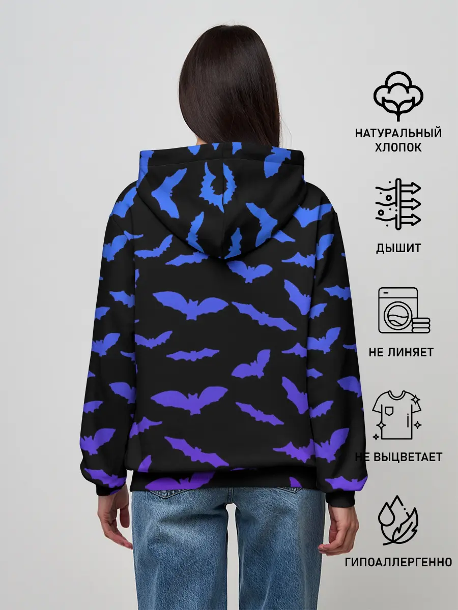 Женское худи / Летучие хищники
