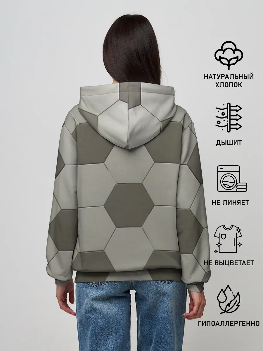 Женское худи / ФУТБОЛЬНЫЙ МЯЧ