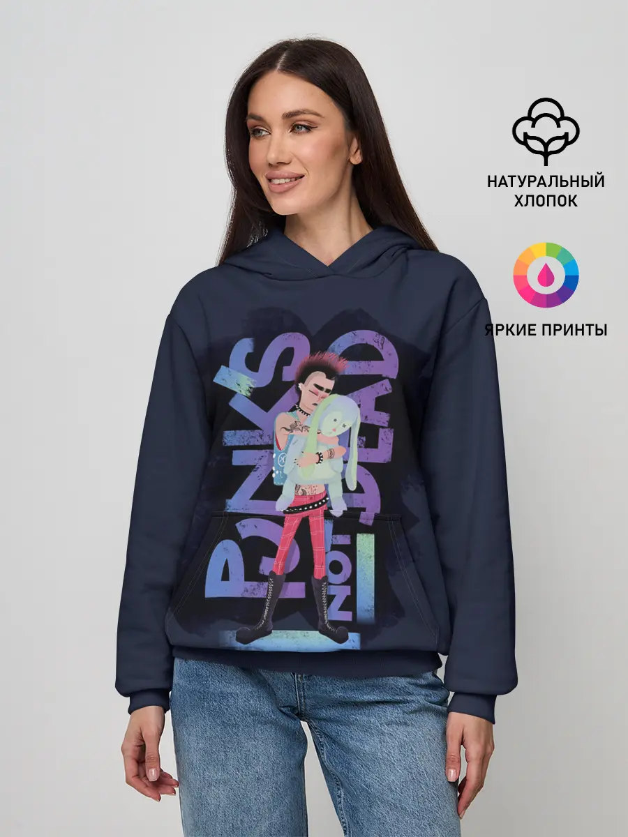 Женское худи / Punk whith toy