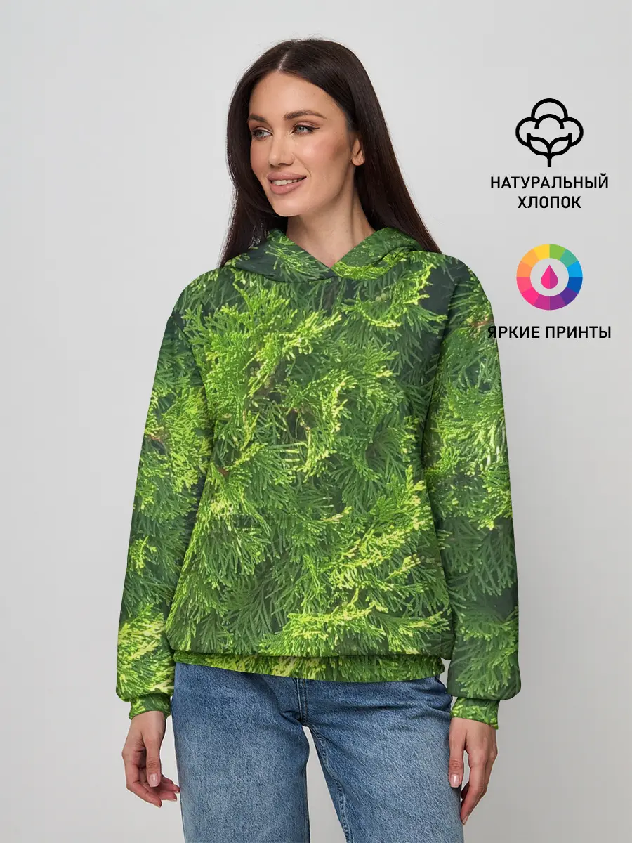 Женское худи / Хвойная масса