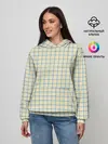 Женское худи / Клетка Школьная тетрадка