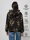 Женское худи / Золотисто-красные листья