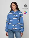 Женское худи / Акулы Паттерн