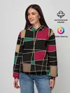 Женское худи / Модный абстрактный узор