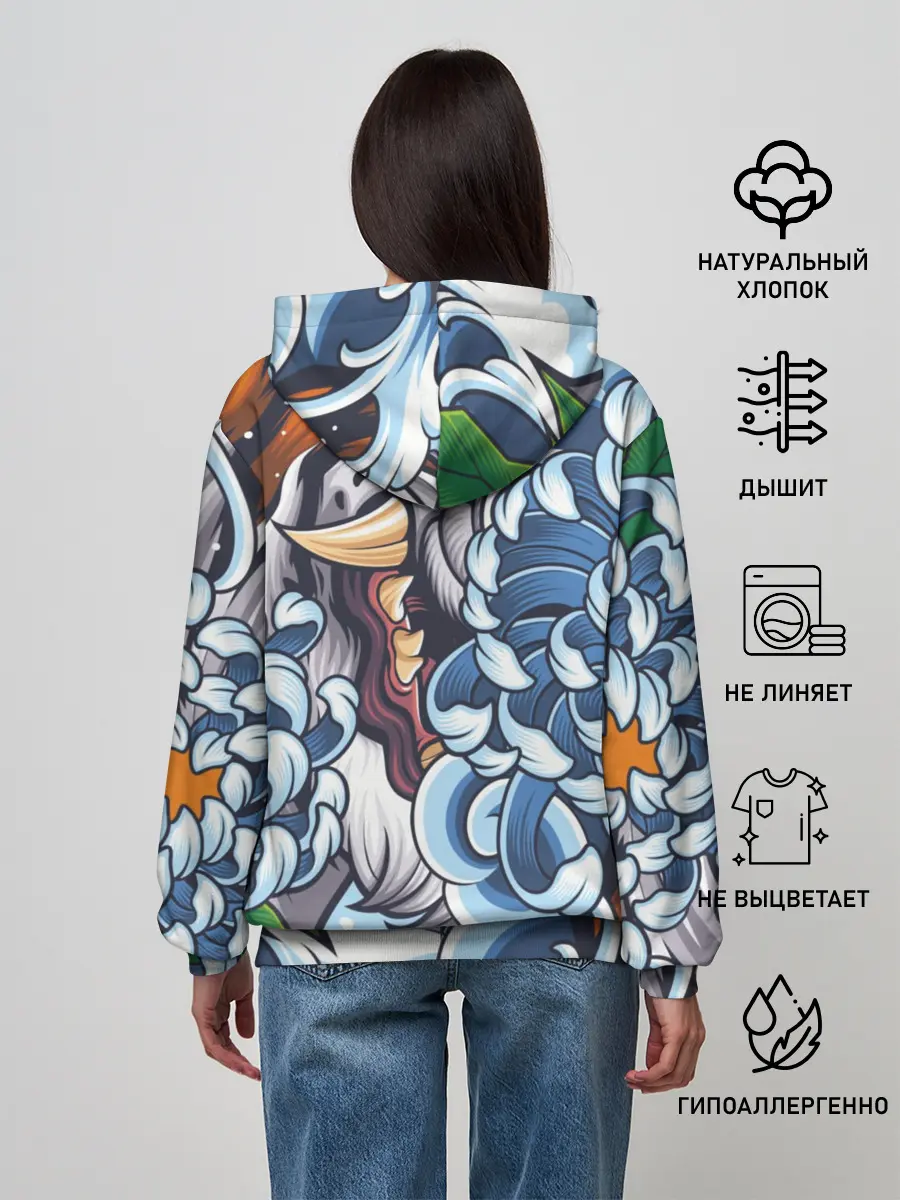 Женское худи / Тигр