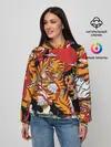 Женское худи / Самурайский тигр