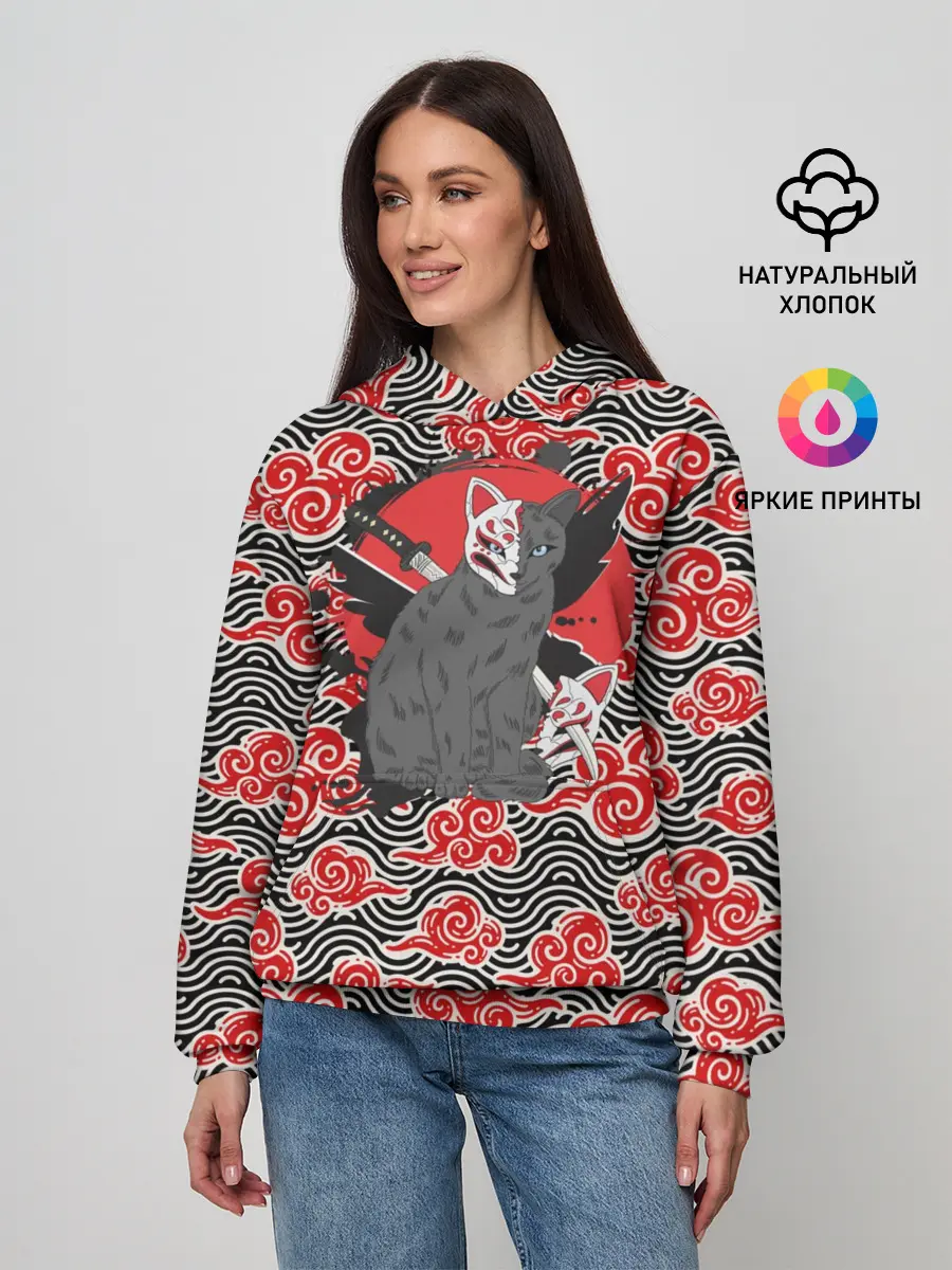 Женское худи / Бакэнэко