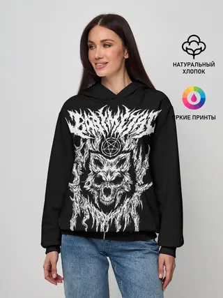 Женское худи / Baby Metal Wolf