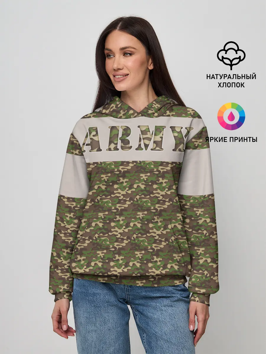 Женское худи / Армия