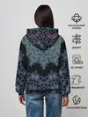 Женское худи / Перламутровый узор восточный