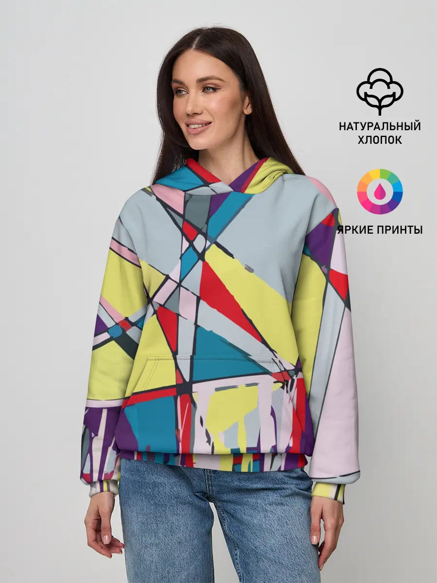 Женское худи / Cubisme