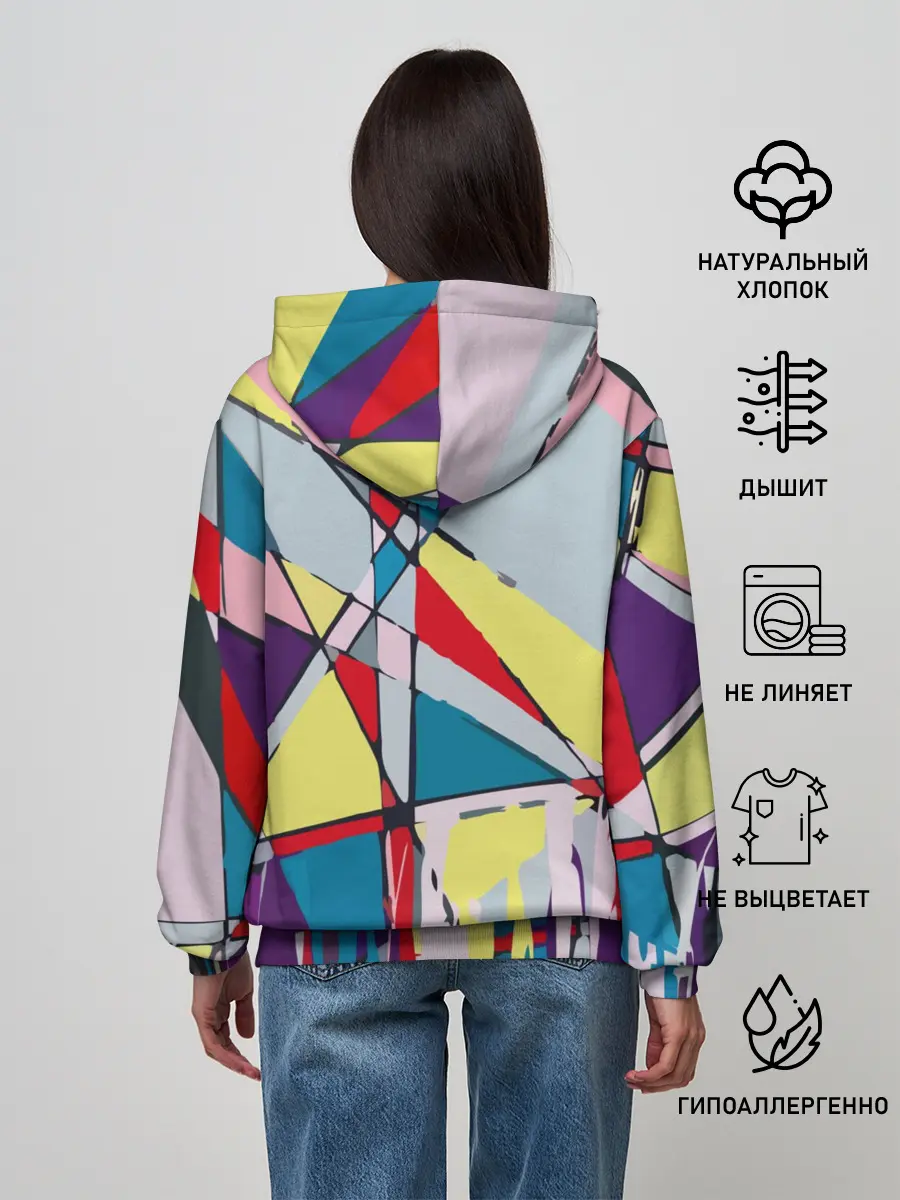 Женское худи / Cubisme