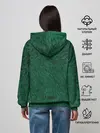 Женское худи / Изумрудный мех