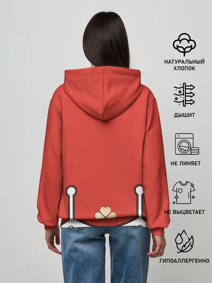 Женское худи / КОСТЮМ КЛИ | ГЕНШИН ИМПАКТ