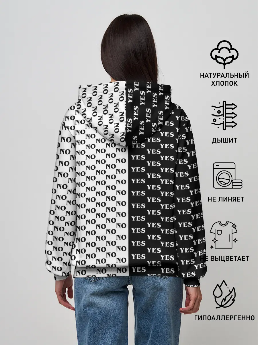 Женское худи / YES | NO