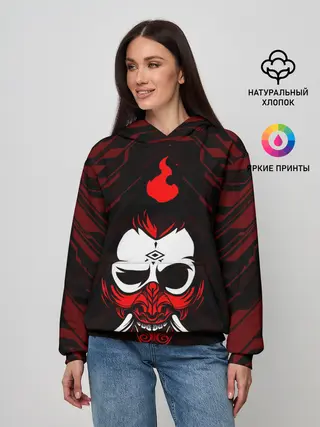 Женское худи / DEMON | CYBERPUNK 2077 | КИБЕРПАНК
