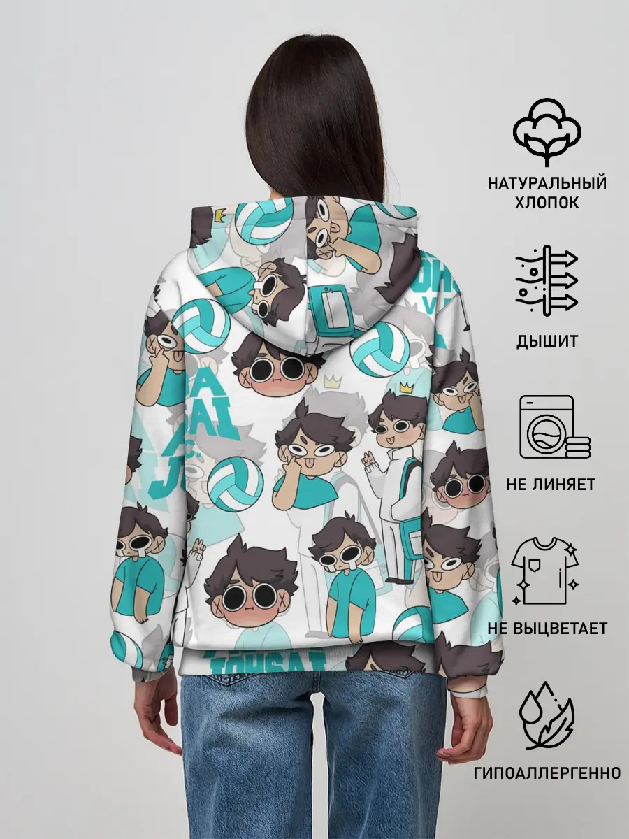 Женское худи / ТООРУ ОЙКАВА / OIKAWA TORU