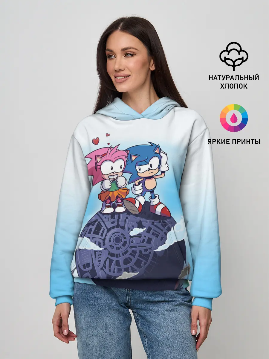 Женское худи / SONIC | AMY ROSE