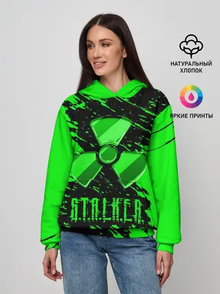 Женское худи / S.T.A.L.K.E.R. NEON | СТАЛКЕР