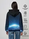 Женское худи / Лунный корги | Space Corgi