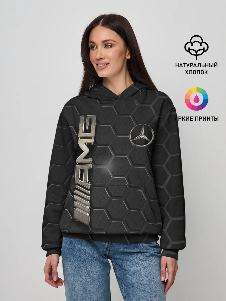 Женское худи / MERCEDES LOGO BRONZE